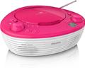 Philips AZ202C/05 CD Soundmachine with MP3 Link - Pink